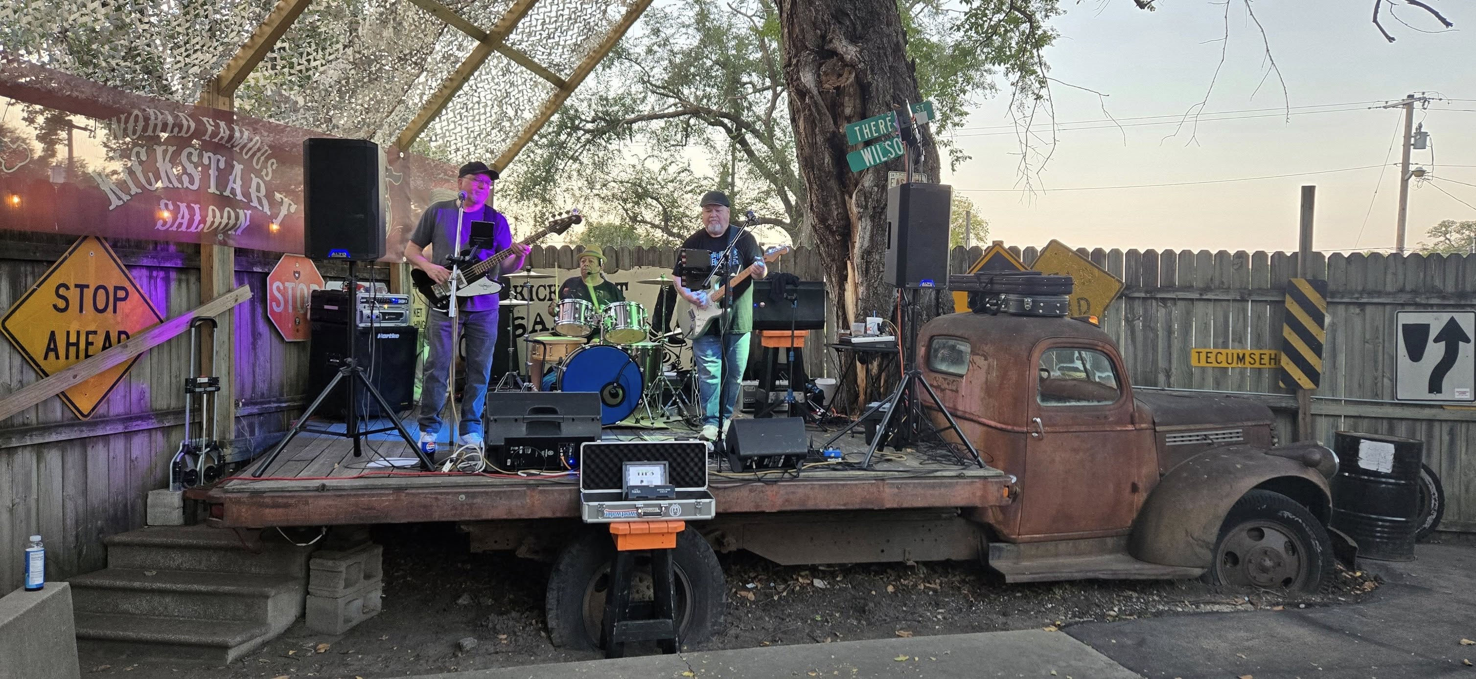 The Kaw Tunes on stage